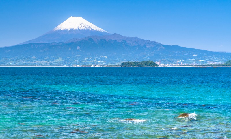 穏やかな駿河湾で故人を想う海洋散骨